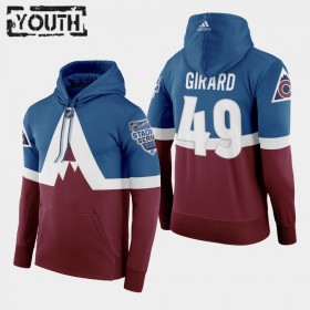 Kinder Colorado Avalanche Samuel Girard 49 2020 Stadium Series Pullover Hooded Sweatshirt